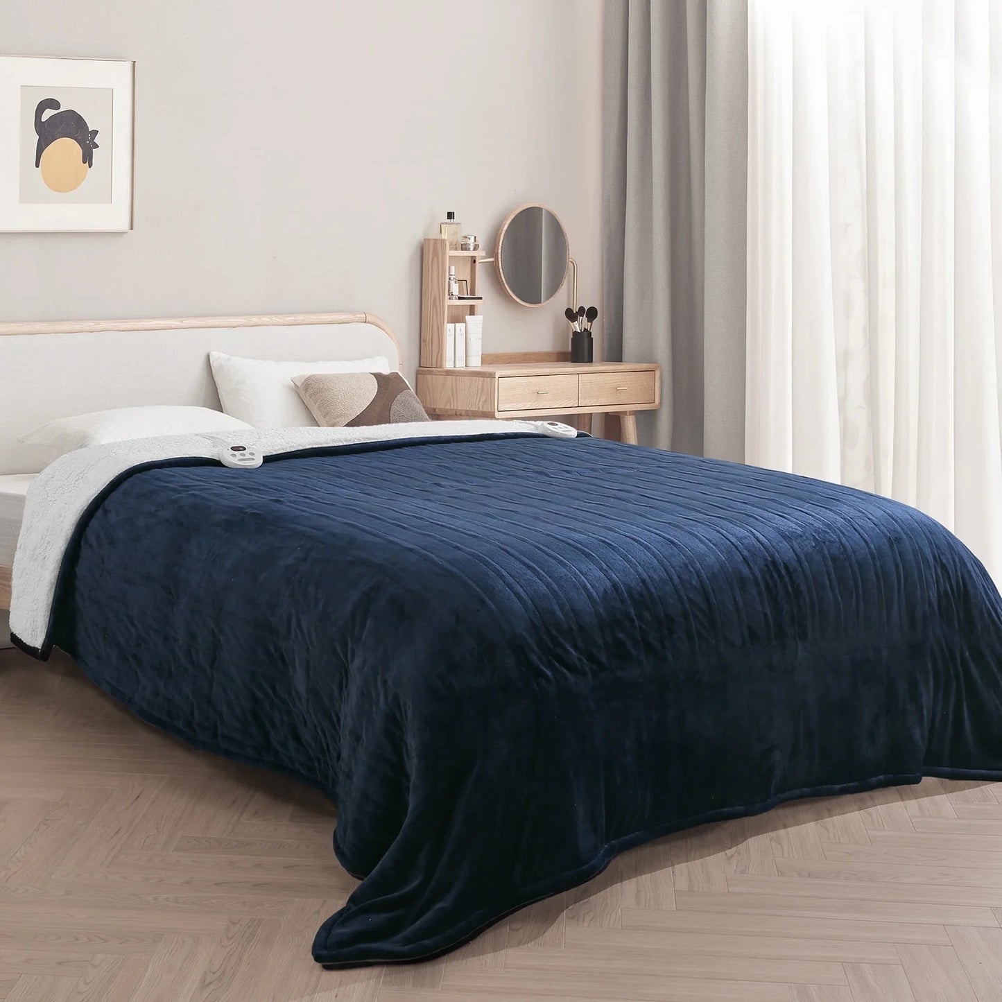 Luxurious Electric Heated Blanket King Size 90''X100''